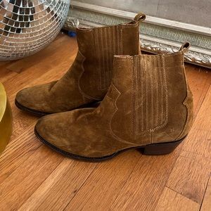 Womens Suede Frye Boots